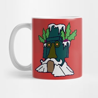 christmas squidward house Mug